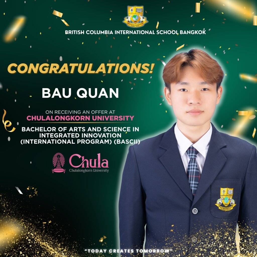 BCISB proudly celebrates the outstanding achievements of our Grade 12 students on their university acceptances. 2 658140956 122194148150530698 6068714992673455844 n